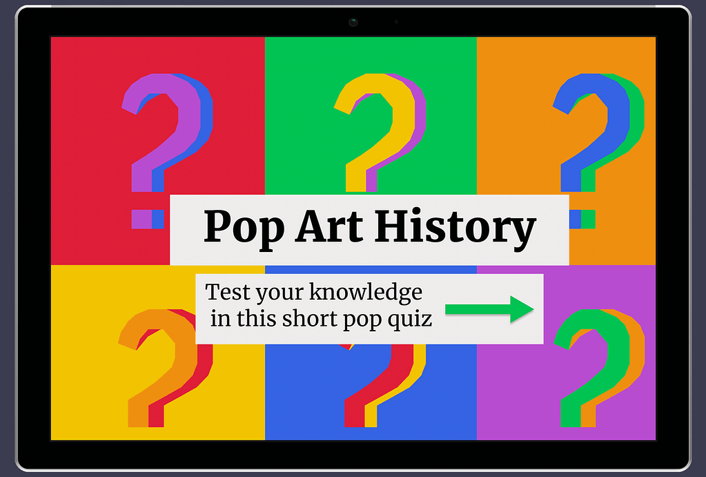 Pop Art Quiz Mockup
